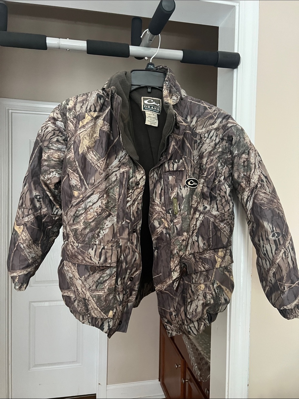 Drake Kids Realtree Camo Puffer Jacket - Brown/Green
